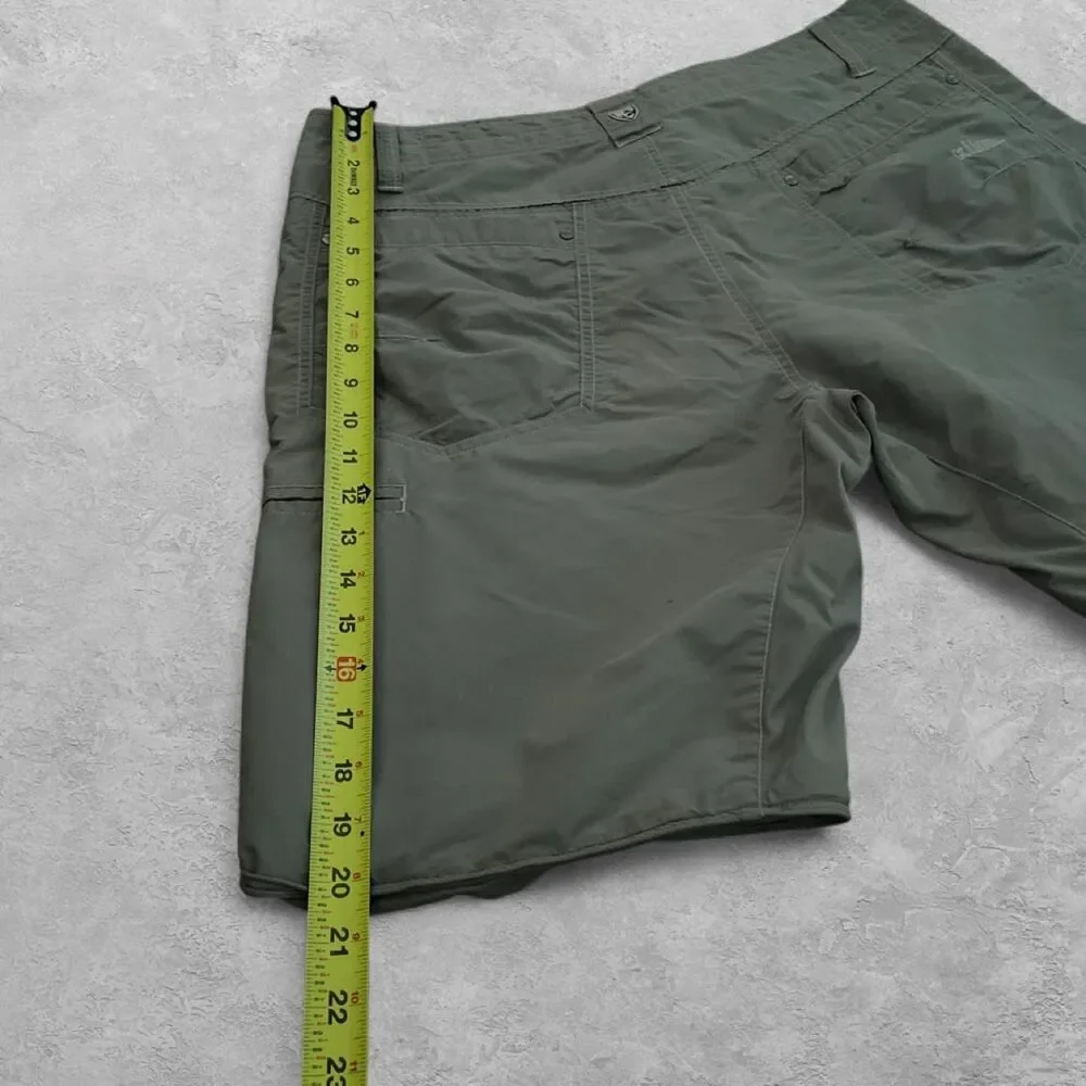 Kuhl Liberator Green Convertible Shorts Mens 36 Stealth Zip Off Hiking